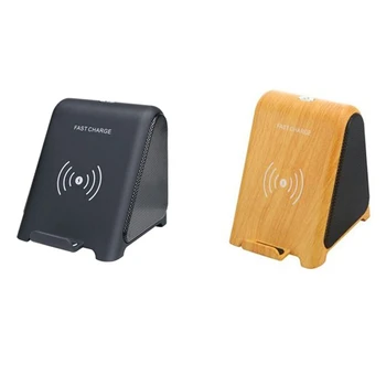 

Wireless Charger with Bluetooth Speaker, 2 in 1 o Player & 10 W/7.5 W/5W Fast Charging Stand Holder Compatible for Samsung a