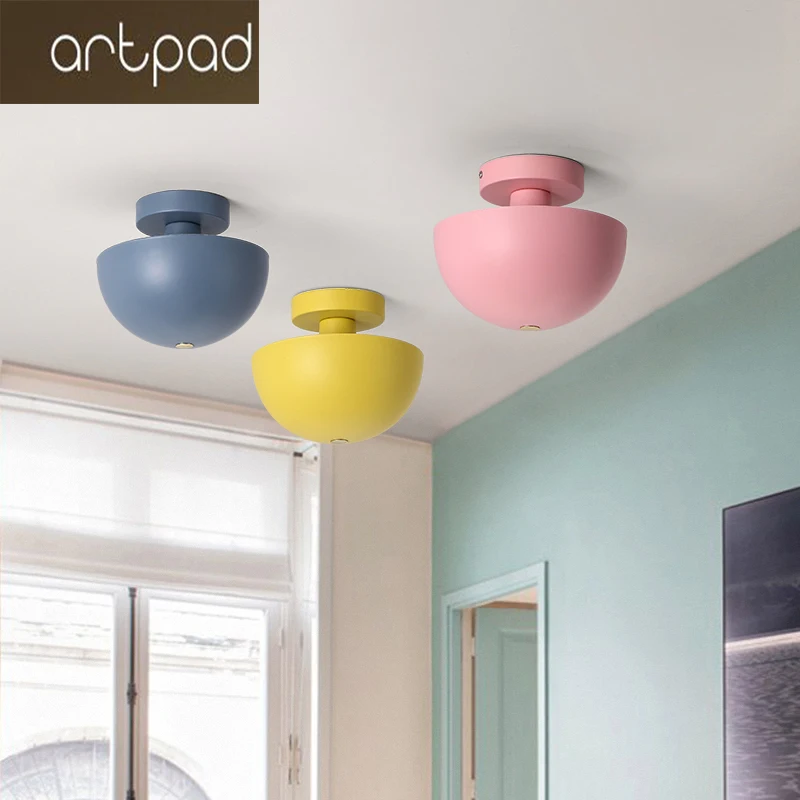

Macaroon Iron Surface Mounted Ceiling Light 3W LED Ceiling Light AC110/220V for Kitchen Living room Decor Ceiling lamp