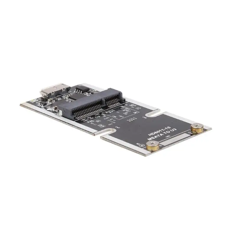 ALLOYSEED 6Gbs конвертерная плата адаптера Mini USB mSATA SSD к USB 3,0 Супер преобразователь скорости SSD адаптер карты