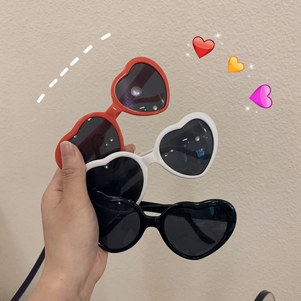 Heart Shaped Love Effects Glasses Watch The Lights Change Heart Diffraction Glasses At Night  Love Lights Unisex New Gifts blue filter glasses