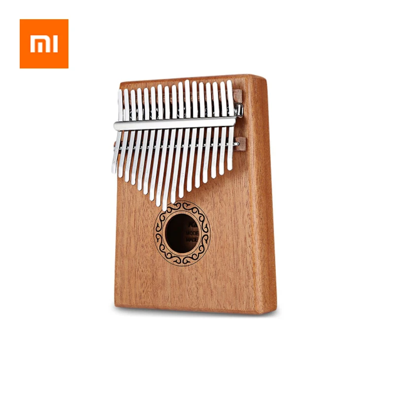 

Xiaomi 17 Keys Kalimba Thumb Piano High Quality Wood Mahogany Body Musical Instrument With Learning Book Tune Hammer Storage Bag
