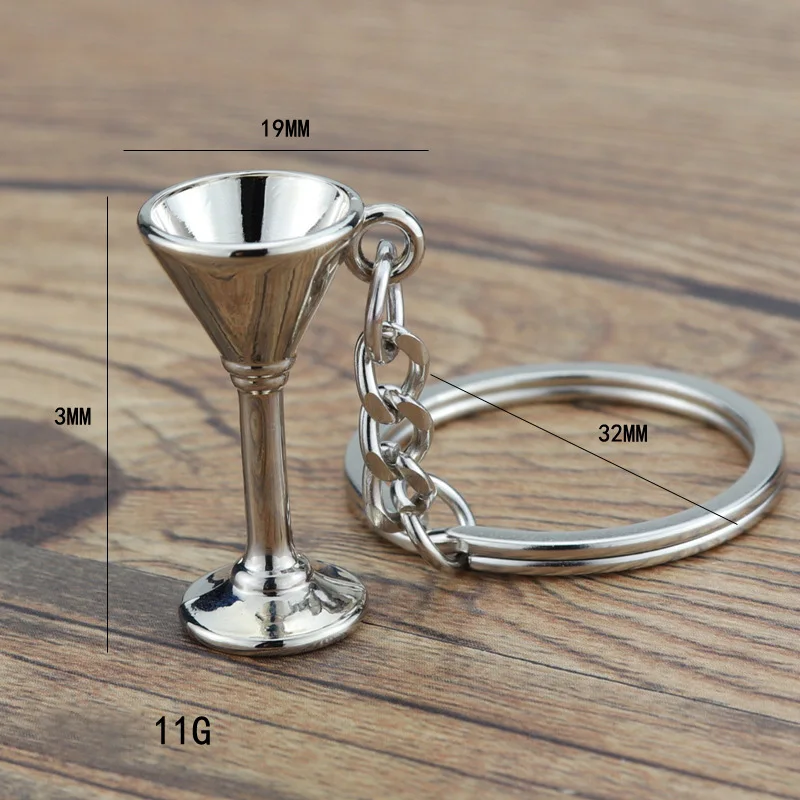Микс напитки сделай сам милый шейкер для коктейлей винный стеклянный брелок для ключей 3D Коктейльная подвеска с очками бармен брелок для мужчин женщин бар промо подарок