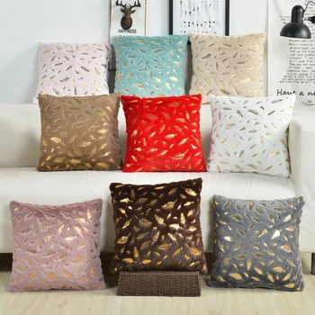 

2019 NEW Creative Hollow Out Feather Cushion Cover Plush Decorative Throw Pillow Cover Seat Sofa Embrace Pillow Case Home Decor