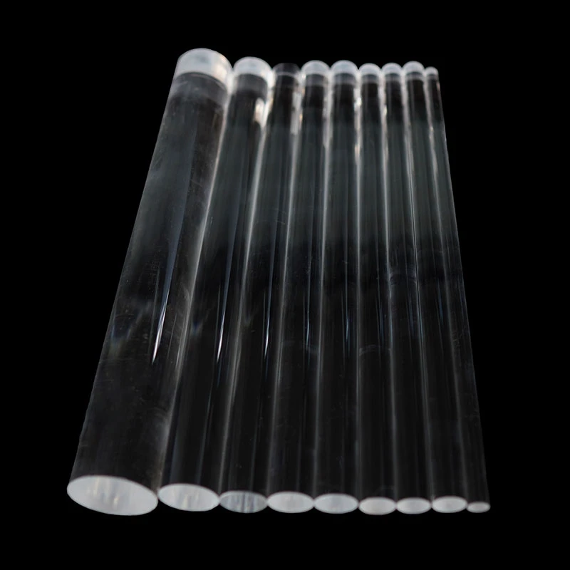 12mm to 20mm Quartz Bar High Purity Silica Quartz Rod  For Smelting,Casting ,Scientific research DIY accessories