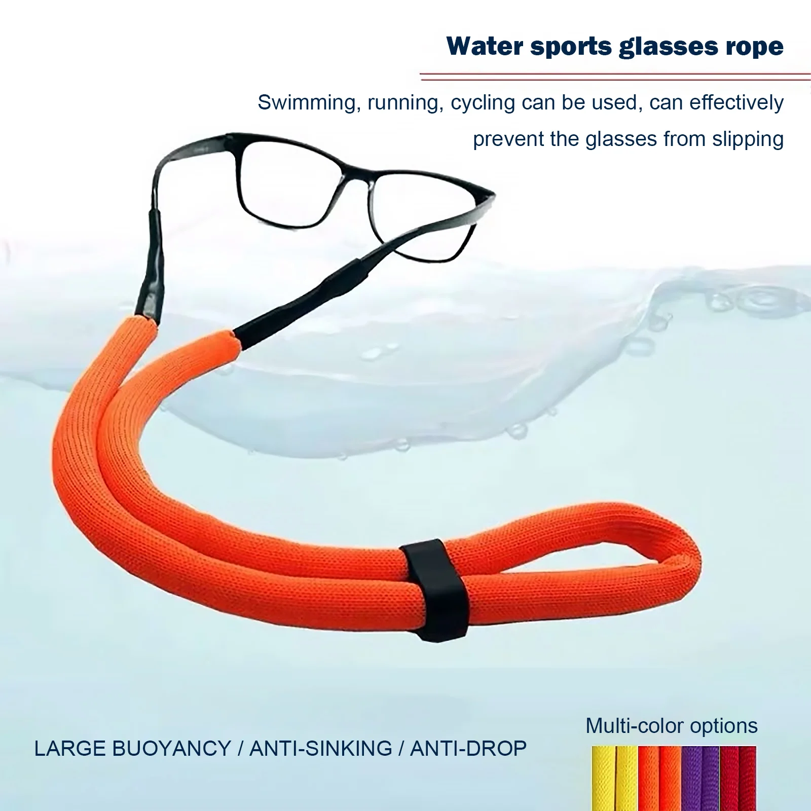 1 Pc Floating Foam Chain Eyeglasses Straps Sunglasses Chain Sports Anti-Slip String Glasses Ropes Band Cord Holder Accessoires Zonnebrillen & Eyewear Brillenstandaarden 