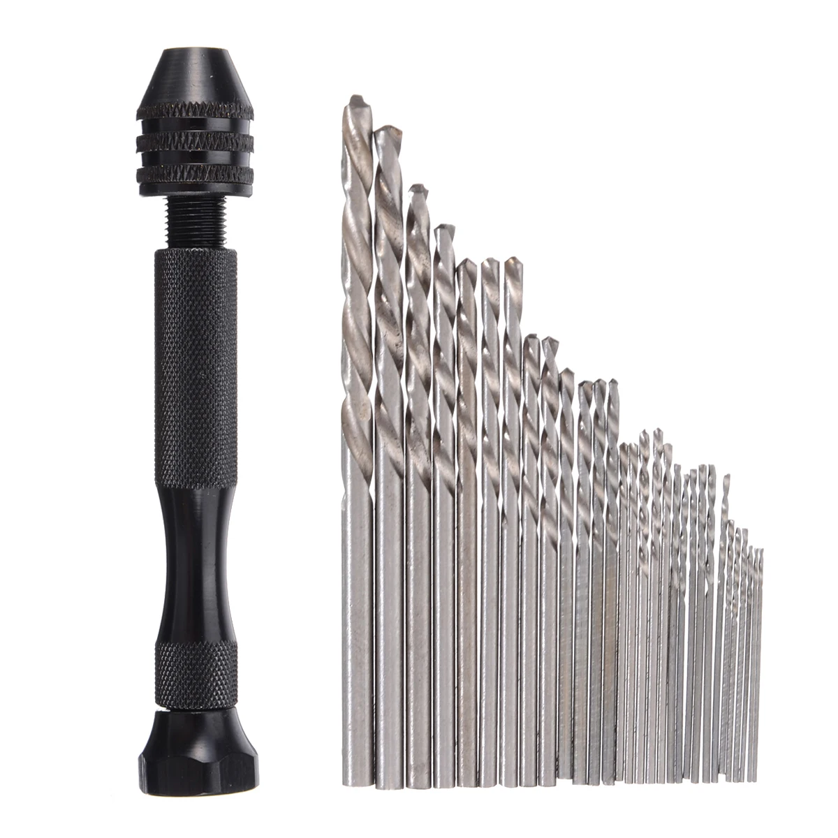 31pcs 0.5mm-3mm Hand Twist Drill Bits Set DIY Precision Hand Spiral Drill Micro Drill Bit Rotary Tool