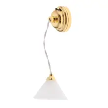 

Dolls House Miniature 1:12 Lamp Battery Operated Led Modern Ceiling Light (Warm Light)