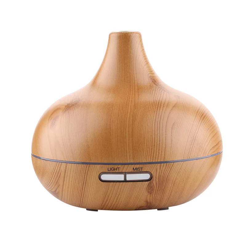 Mini Essential Oil Expansion Incense 235 Ml Wood Grain Incense Atomizing Humidifier USB Aroma Diffuser 400 Ml Colorful Light Mut