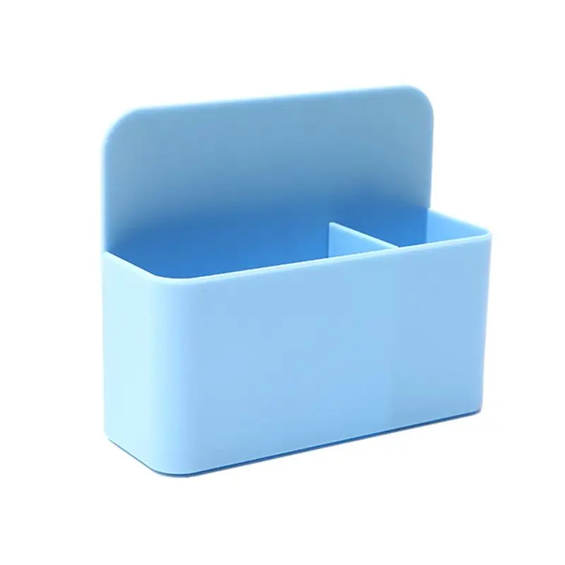 Синий Магнитный маркеры для доски подставка для ручек и карандашей органайзер, контейнер для хранения для офиса - Цвет: Синий