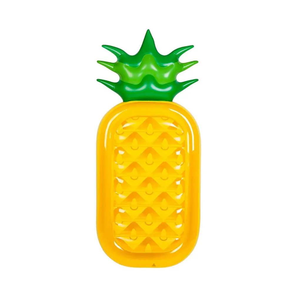 

Cute Inflatable Pineapple Air Mattresses Water Row Inflatable Pillow Bed Lifebuoy Swimming Ring For Beach
