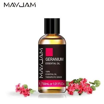 

Geranium Essential Oil Diffuser 30ml Pure Natural Aromatherapy Essential Oils Citronella Cinnamon Clove Chamomile Eucalyptus Oil