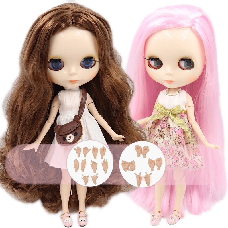 Ледяная кукла DBS Blyth No.2 глянцевое лицо белая кожа совместное тело 1/6 BJD Специальная