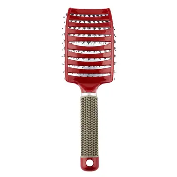 

Hot Women Hair Scalp Massage Comb Bristle & Nylon Hairbrush Wet Curly Detangle Hair Brush for Salon Hairdressing Styling Tools