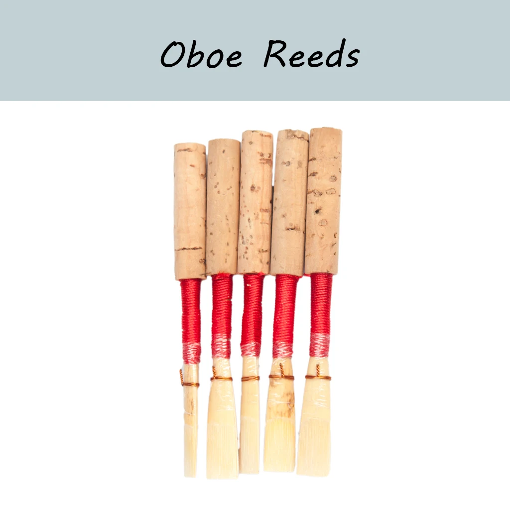 

5 Pieces Oboe Reeds W/ Plastic Case Medium Soft Oboe Reeds