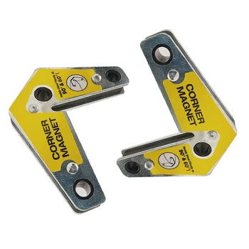

2Pcs/Set dual-use welding positioner Welding Magnetic Holder Corner Welding Magnets Internal And External Right Angle Fixator
