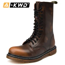 Новинка; высокие рабочие ботинки; Мужская зимняя обувь; Bottes Hiver Homme; повседневные мужские ботинки из спилка; Мужская обувь; зимняя теплая обувь