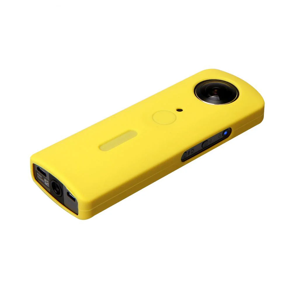 Andoer защитный силиконовый резиновый Чехол Мягкий чехол для Ricoh Theta S 360 градусов