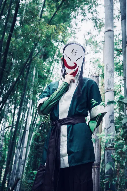 Наруто Хаку косплей маска белый ПВХ Хэллоуин вечерние COS Реквизит аниме Hokage Коллекция Аксессуары Реквизит подарок для взрослых