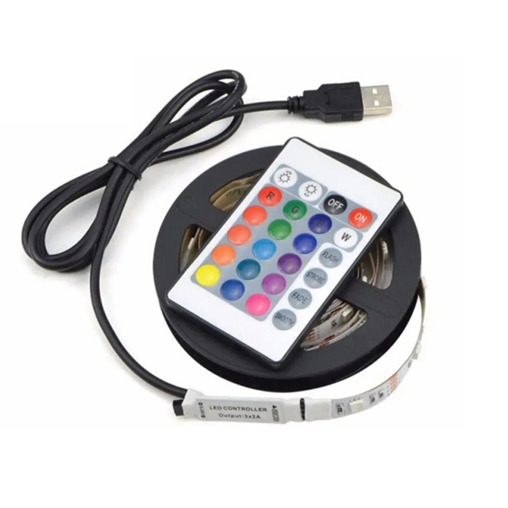 

ICOCO 5V 5050 Lamp With Usb Interface Tv Backlight Background Light Strip Colorful Epoxy Waterproof Light String