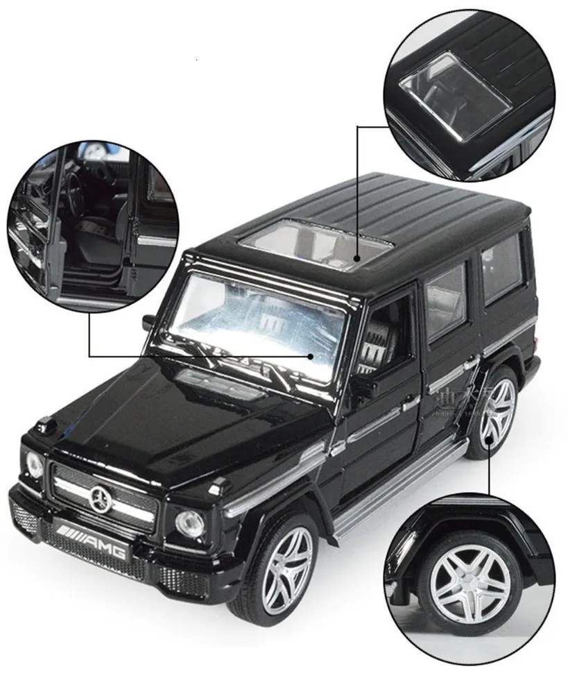 1/32 Benz G65 Литой Сплав модель автомобиля Музыка Звук освещение SUV модели вне-модель дорожного транспорта отличная игрушка-Имитация коллекционные подарки