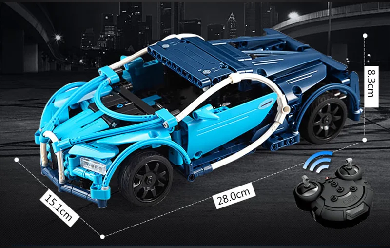 419 шт. Супер гоночный автомобиль RC конструктор машина модель строительные блоки Строительные Кирпичи совместимы с крупными брендами игрушки подарок для детей мальчиков