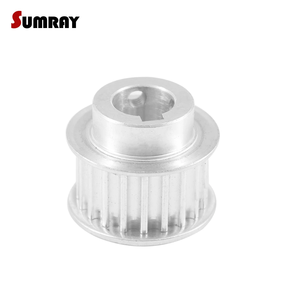 Sumray 5m 20t Timing Pulley 8/10/12/14mm Bore Keyway Diameter 3/4/5mm