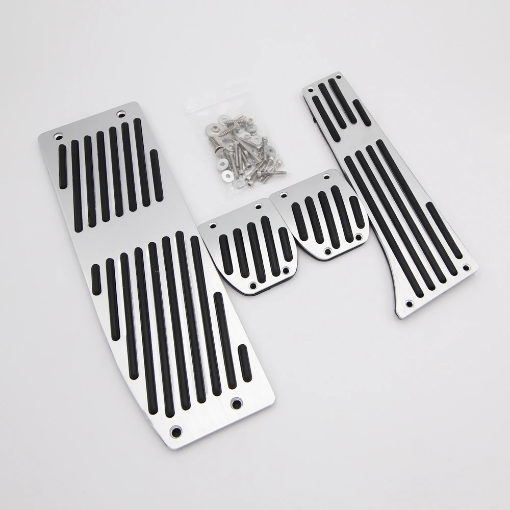 Accessories Aluminum alloy throttle pedal Brake Pedals AT MT Accelerator For BMW E60 E61 E63 E64 E70 M5 M6 5 Series 2006-2010 car accessories car pedals