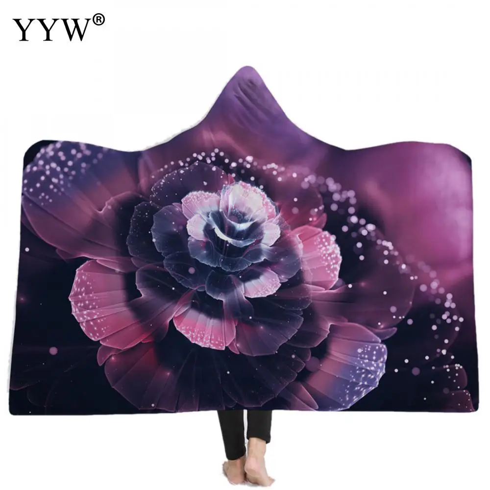 

Colorful Hooded Blanket Adults Body Cloak Full Cover Wearable Throw A Blanket For Beds Newborns Home Texitle Bedroom Decoration