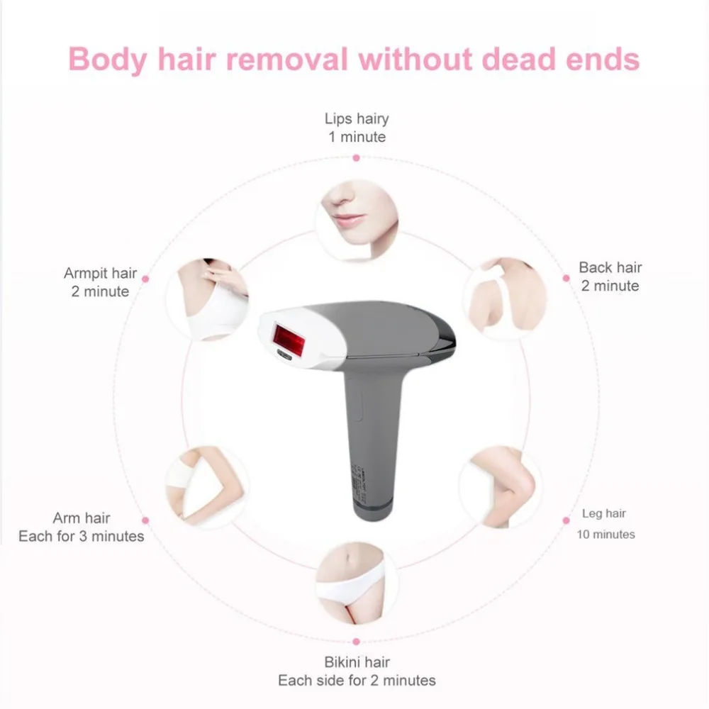 LESCOLTON T009 головная лампа для ухода за кожей и удаления волос на теле Сменная головка для безболезненного удаления волос аксессуары для эпилятора