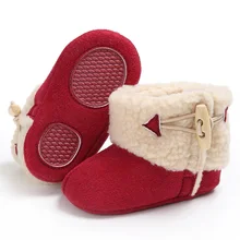 Детские зимние ботинки для мальчика, зимние теплые ботинки для младенцев, новая обувь с мягкой подошвой