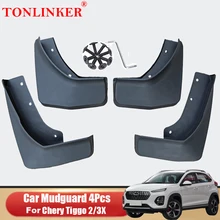 

Car Mudguard For Chery Tiggo 2/3X 2017-2020 2021 Front Rear Mud Flaps Mudguards Splash Guards Fender Mudflaps 4Pcs Accessories