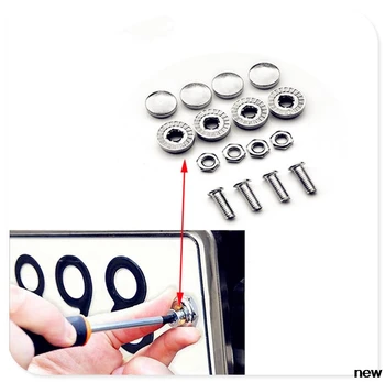 

Car number License Plate Bolts Frame Screws Screw for Kia Sportage Sorento Sedona ProCeed Optima K900 Soul Forte5