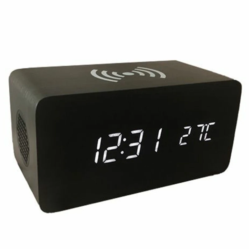 

Creative Smart Home Electronic Alarm Clock Multi-Function Bluetooth Led Speaker Wireless Bluetooth Alarm Clock