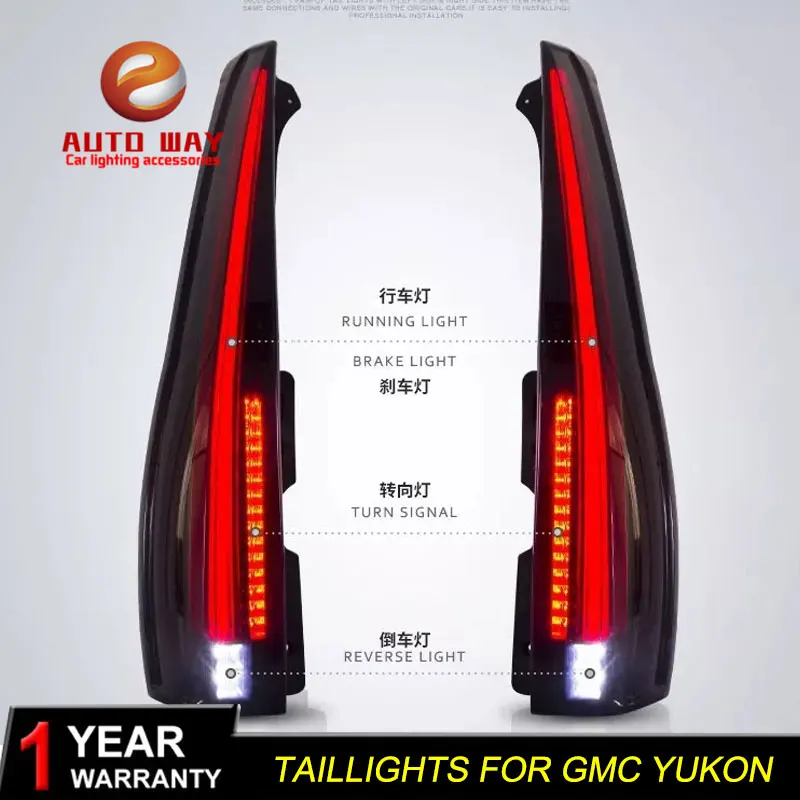 Автомобильный Стайлинг для GMC YUKON 2007- задний светильник s GMC YUKON светодиодный задний светильник светодиодный задний фонарь Certa задний светильник для автомобиля