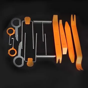

Plastic Auto Dismantle Tools Kit Car Radio Door Clip Panel Trim Dash Audio Removal Installer Pry Kit Refit Set
