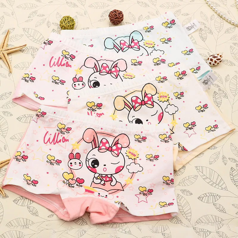 Girls Underwear Pure Cotton Shorts Female Baby Baby Girl Triangle Pants Pantyhose Pants Four-corner Pants Pants - Цвет: 7