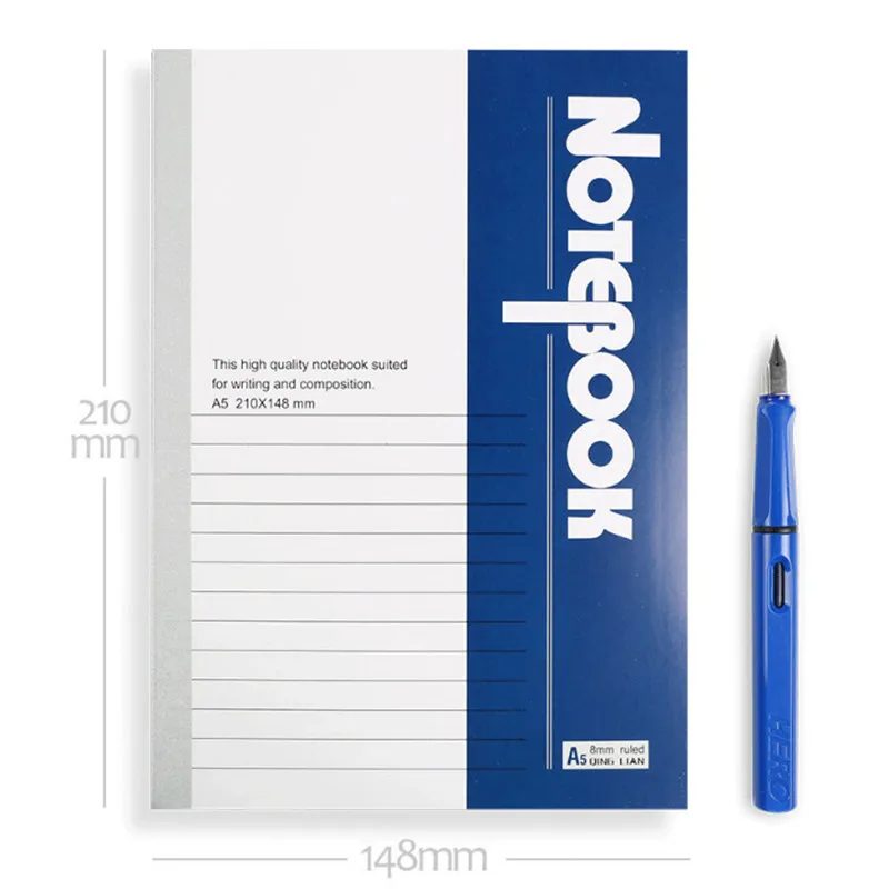Канцелярские принадлежности А5, блокнот, канцелярские принадлежности А5, Студенческая книга, простая тетрадь для упражнений, толстое мягкое лицо, блокнот для копирования