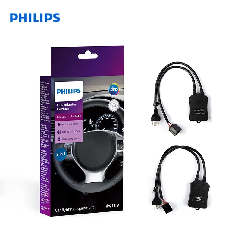 PHILIPS 18960C2 для Canceller LED 12V CEA H4 (к.уп.2шт.) CANbus Адаптер светодиодных ламп|Передние