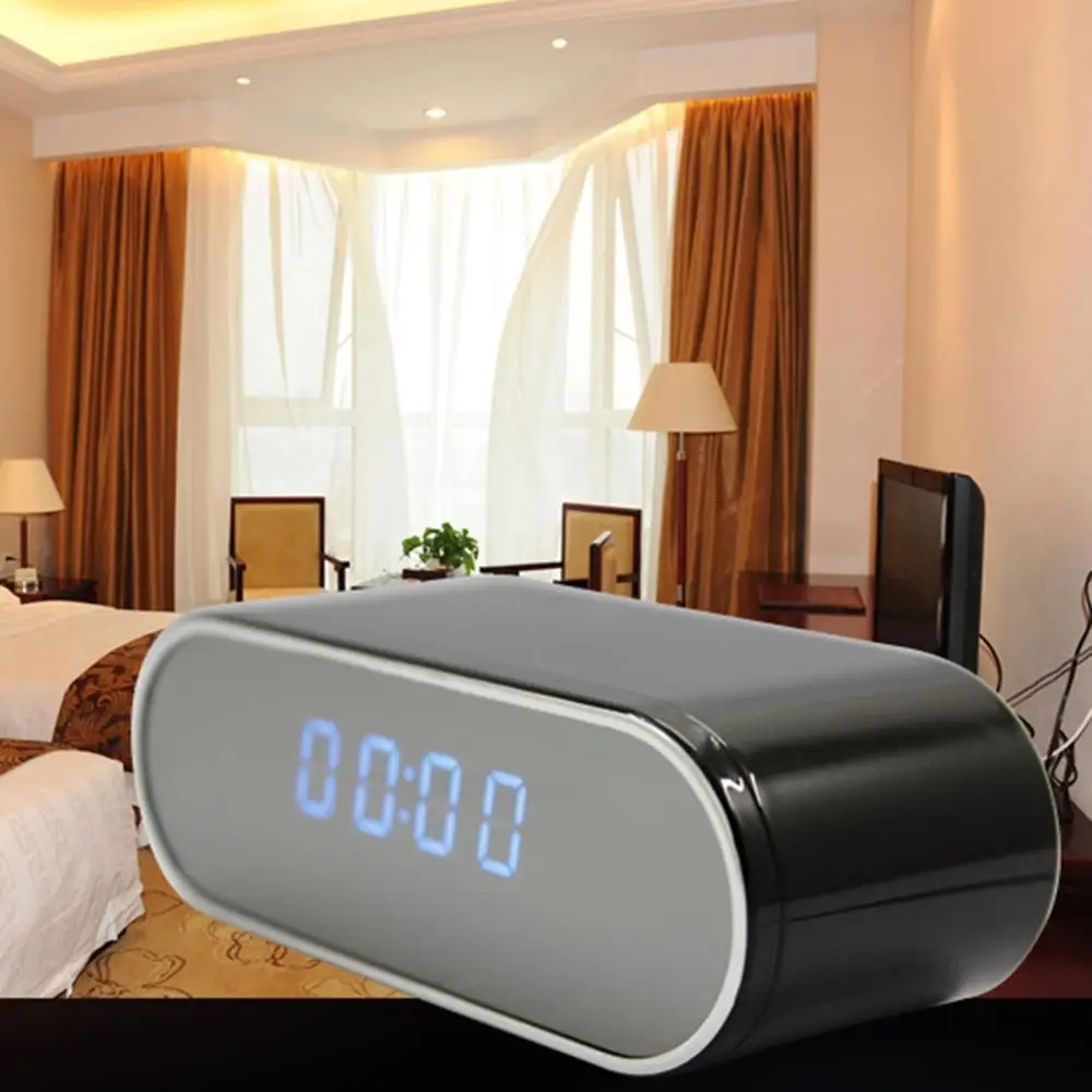 

Mini Camera Clock 1080 HD DV DVR Mini Camcorder Alarm IR Motion Detection Wifi IP Cam Home Security Camera AVI night vision cam