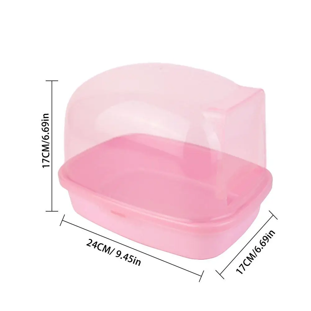 Pet Hamster Bath House Pool Chinchilla Pet Dust Sand Bathroom Shower Room Toilet Hamster Sand Bathroom Toilet Chinchilla Bath 4