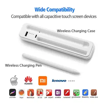 

Active stylus supports wireless charging For Apple Xiaomi Huawei Samsung iPhone Tablet Smart Touch Pen