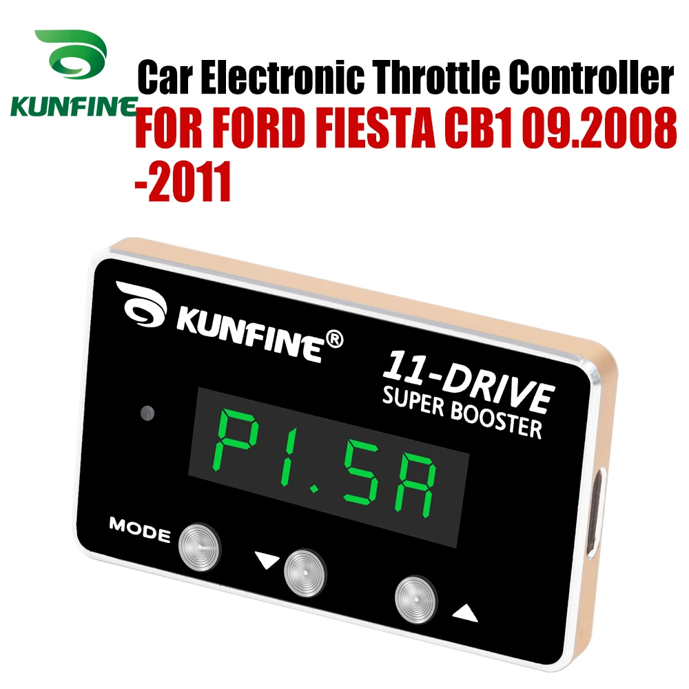 KUNFINE Car Electronic Throttle Controller Racing Accelerator Potent Booster For FORD FIESTA CB1 09.2008-2011 Tuning Parts | Автомобили и