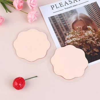 

1 Pair Silicone Nipple Cover Round Black Nipple Stickers Self Adhesive Breast Pad Pasties Petal Invisible Nipple Accessories