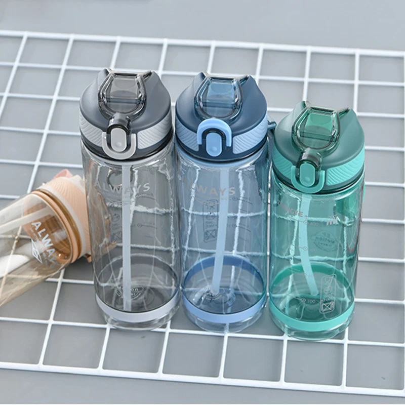 800ml sports water bottle with straw – stay hydrated on your outdoor adventures