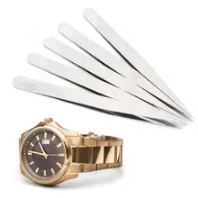 Профессиональный Радужный аист 5 шт./компл. сплав Сталь антимагнитный высокое Пинцет инструмент для ремонта часов часовая мастерская инструменты