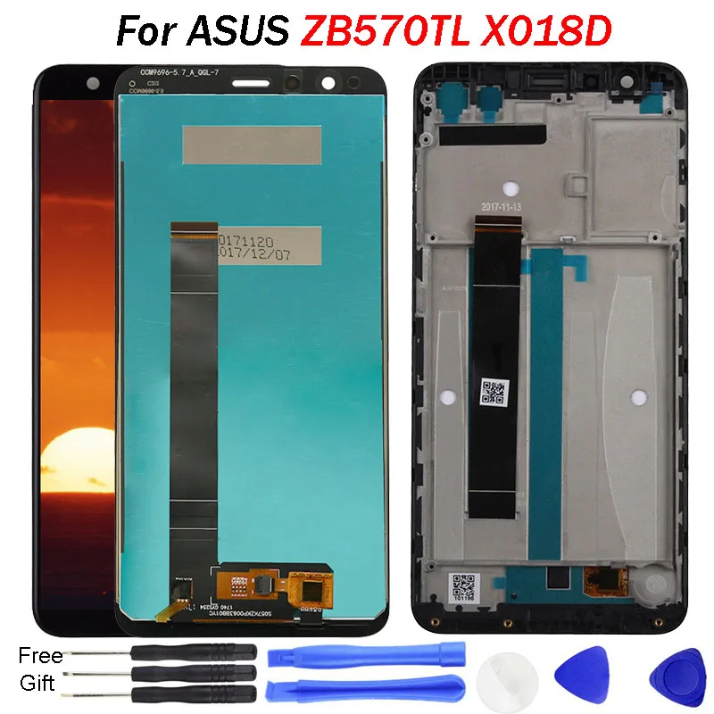 

Original Pantalla For Asus Zenfone Max Plus M1 LCD Display Touch Screen Digitizer Frame X018D X018DC For ASUS ZB570TL LCD