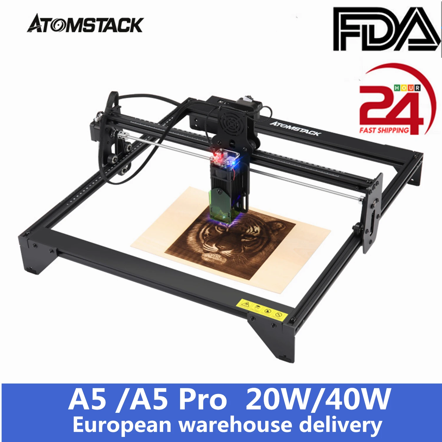 Atomstack A5 20w Laser Engraver Cnc Quick Assembly 410*400mm Carving