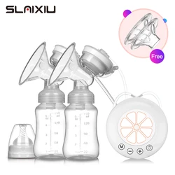 Tire lait électrique simple ou Double pour bébé, avec biberon de lait, USB, sans BPA, coussinet en Silicone, puissant 