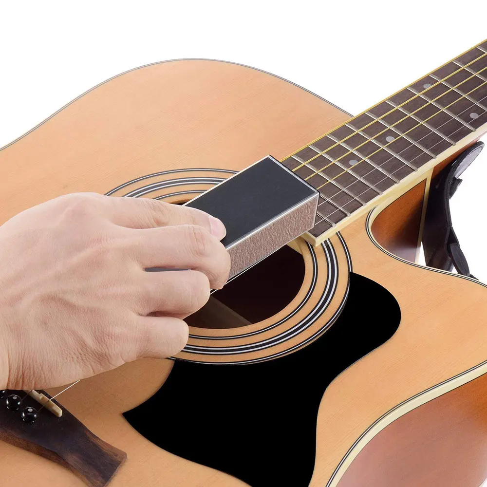 Guitar Bass Neck Sanding Tool Guitar Fret Leveler Leveling Aluminum