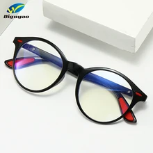 DIGUYAO, женские ретро очки TR90, круглая оправа, мужские очки против голубого излучения, компьютерный ТВ, игровой синий светильник, блокирующие очки, оригинальная брендовая коробка